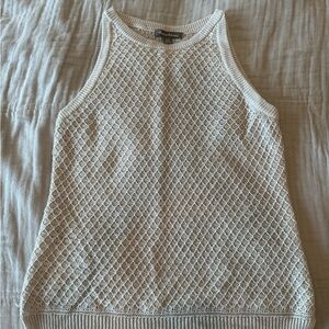 Tommy Bahama Crochet Sleeveless Sweater Size Small